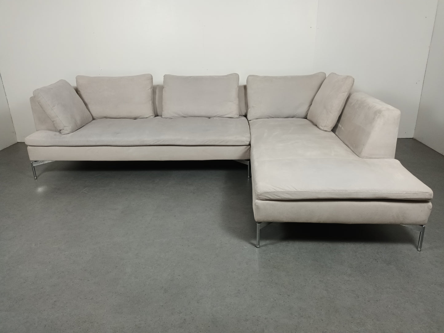Italiaanse designer hoekbank | Wit (vergrijsd)