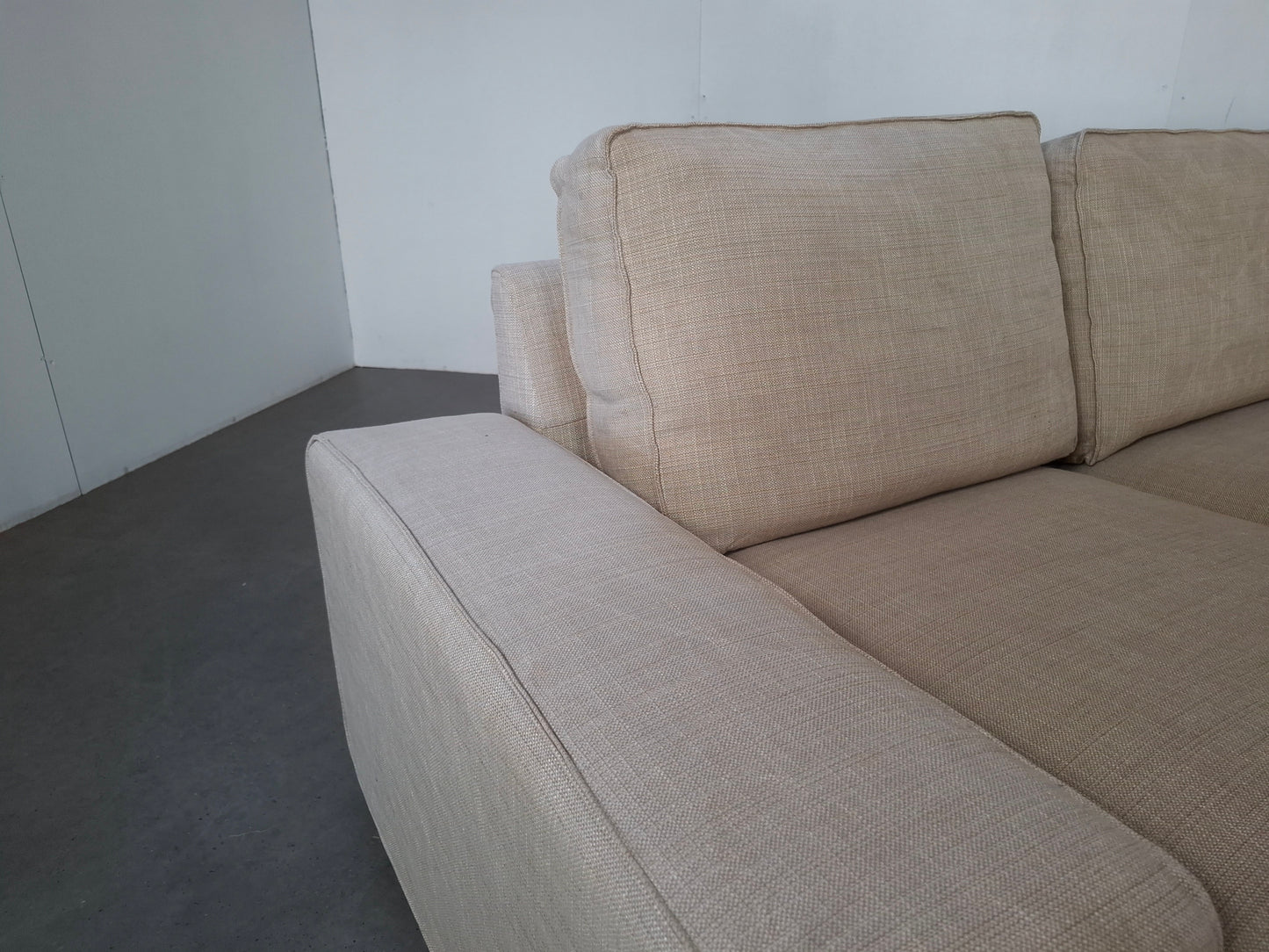 Ikea KIVIK 5 zits Hoekbank | Creme / Beige