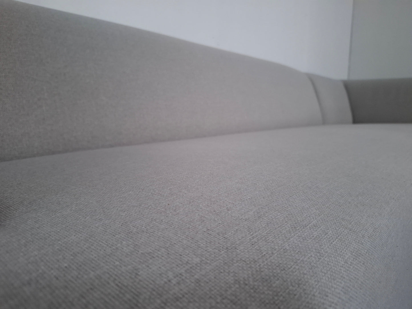 Hoge kwaliteits, moderne stijls hoekbank | Beige /Wit