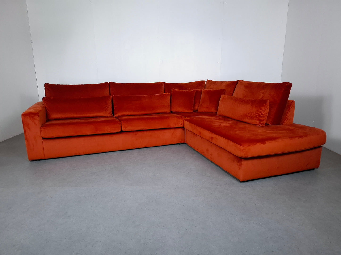 Luxe Zitmaxx hoekbank Zo goed als nieuw | Oranje