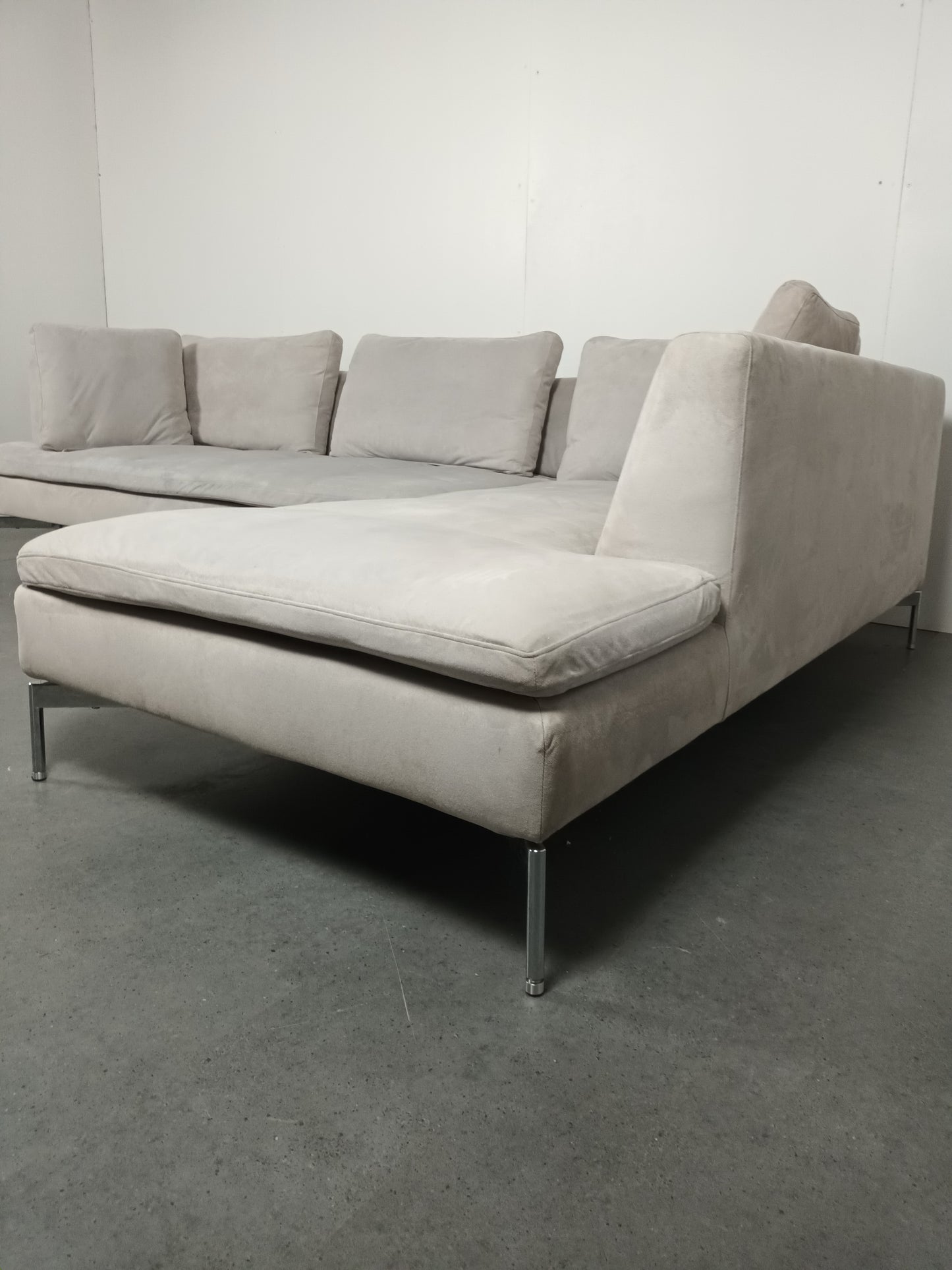 Italiaanse designer hoekbank | Wit (vergrijsd)