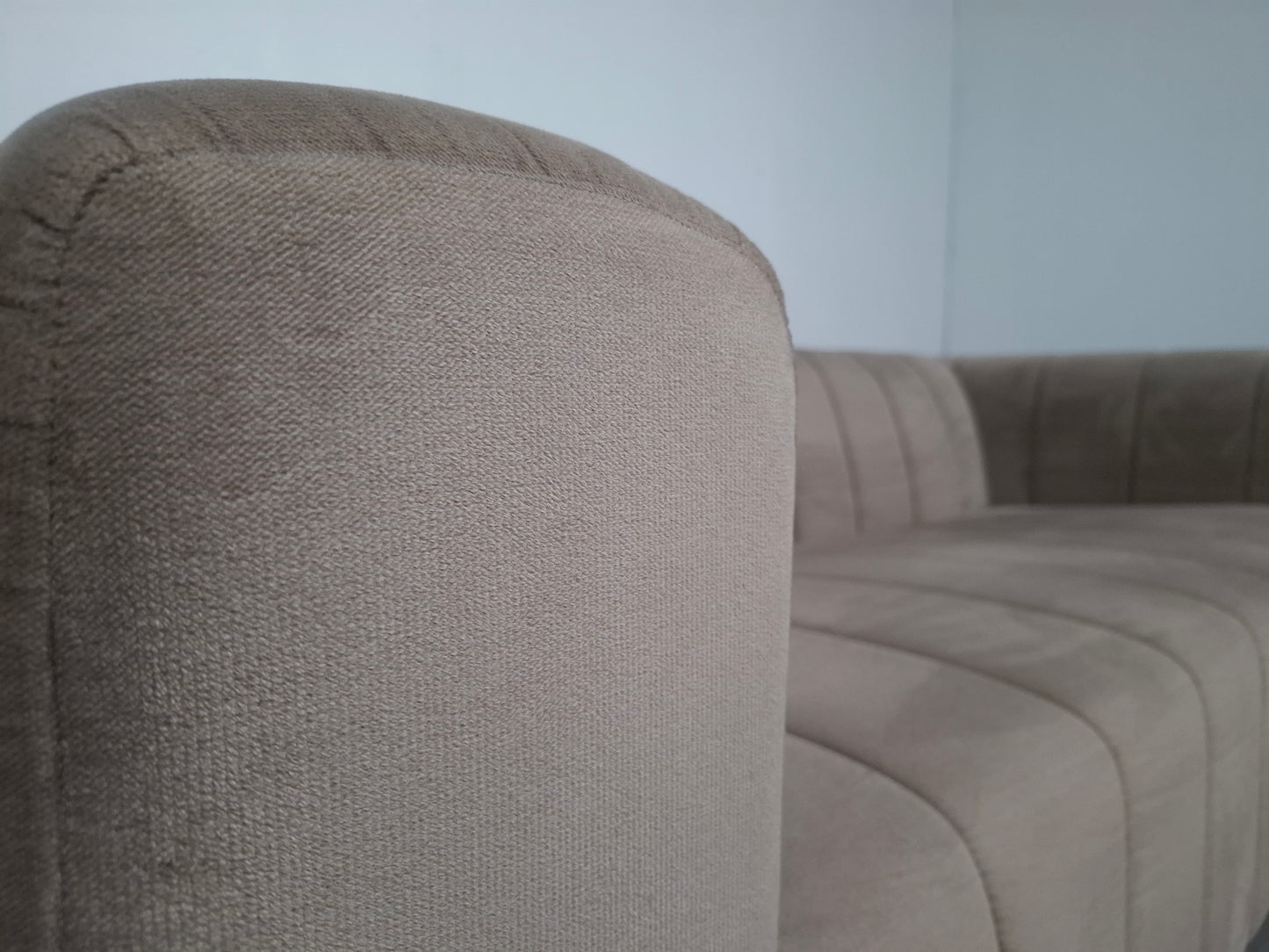 Bubble-seat-style 2-zits bank | Taupe