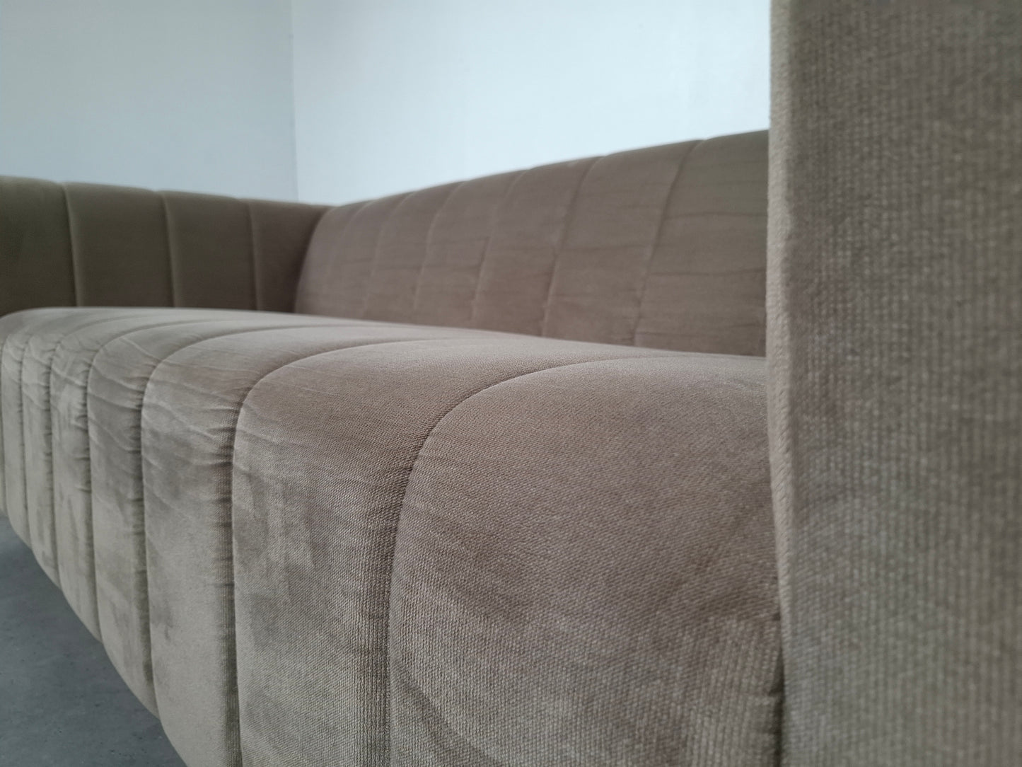 Bubble-seat-style 2-zits bank | Taupe