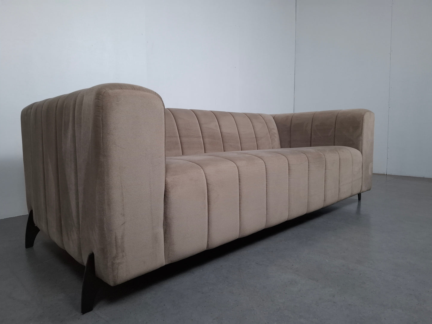 Bubble-seat-style 2-zits bank | Taupe