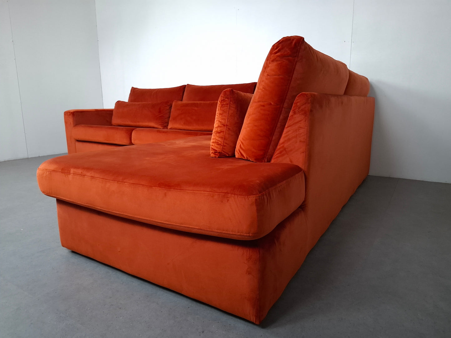 Luxe Zitmaxx hoekbank Zo goed als nieuw | Oranje