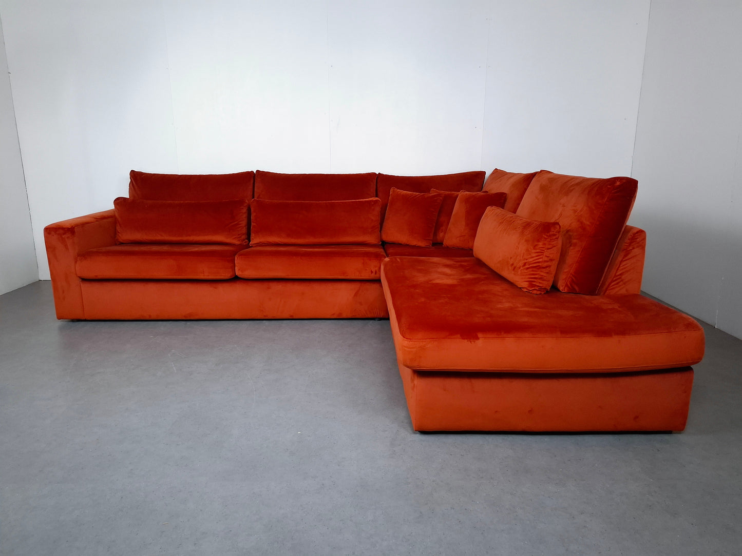 Luxe Zitmaxx hoekbank Zo goed als nieuw | Oranje