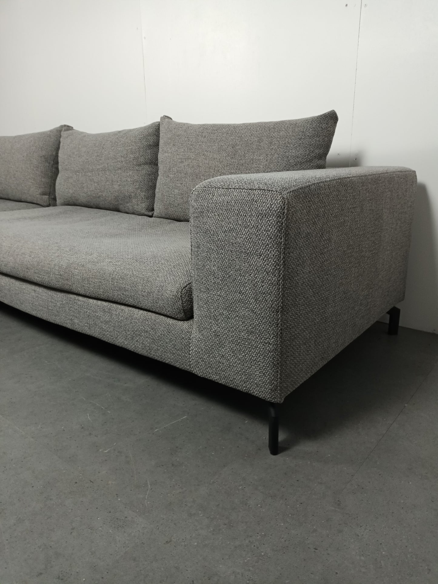 Moderne hoekbank XL | Grijs
