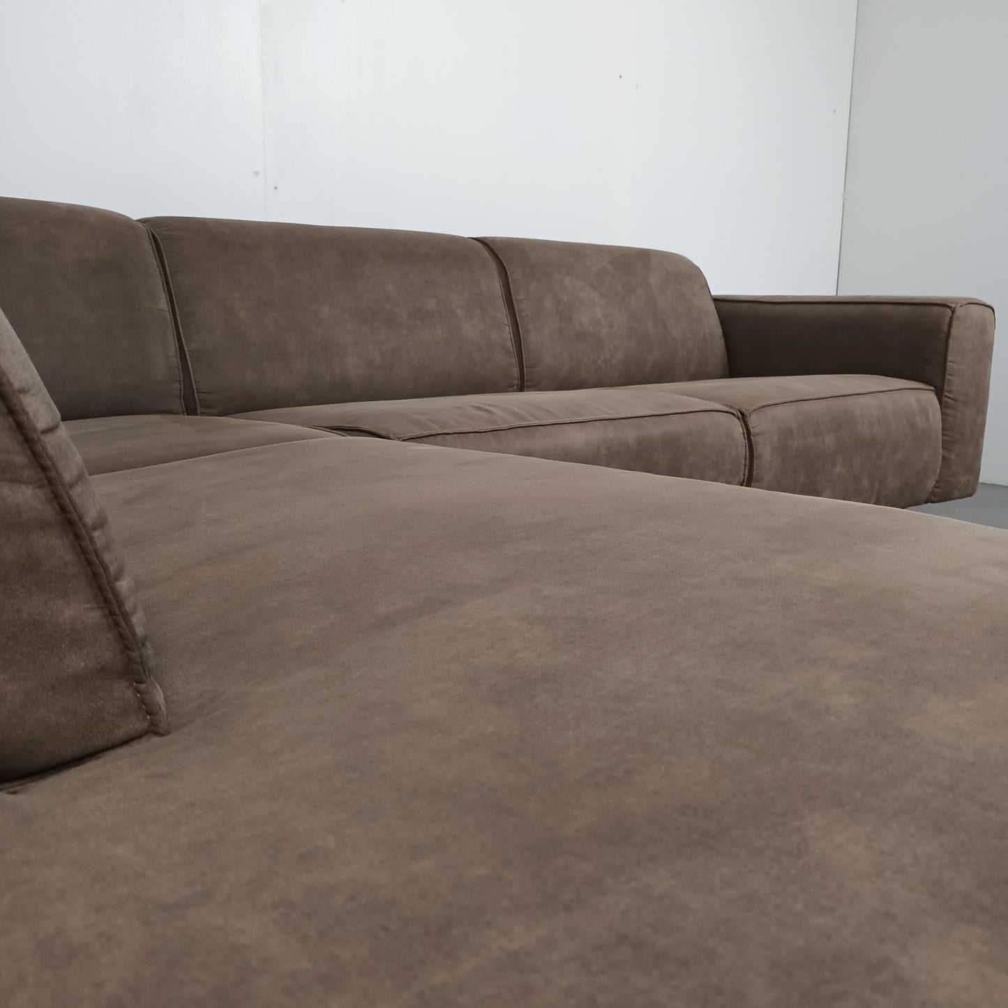 Moderne hoekbank | taupe