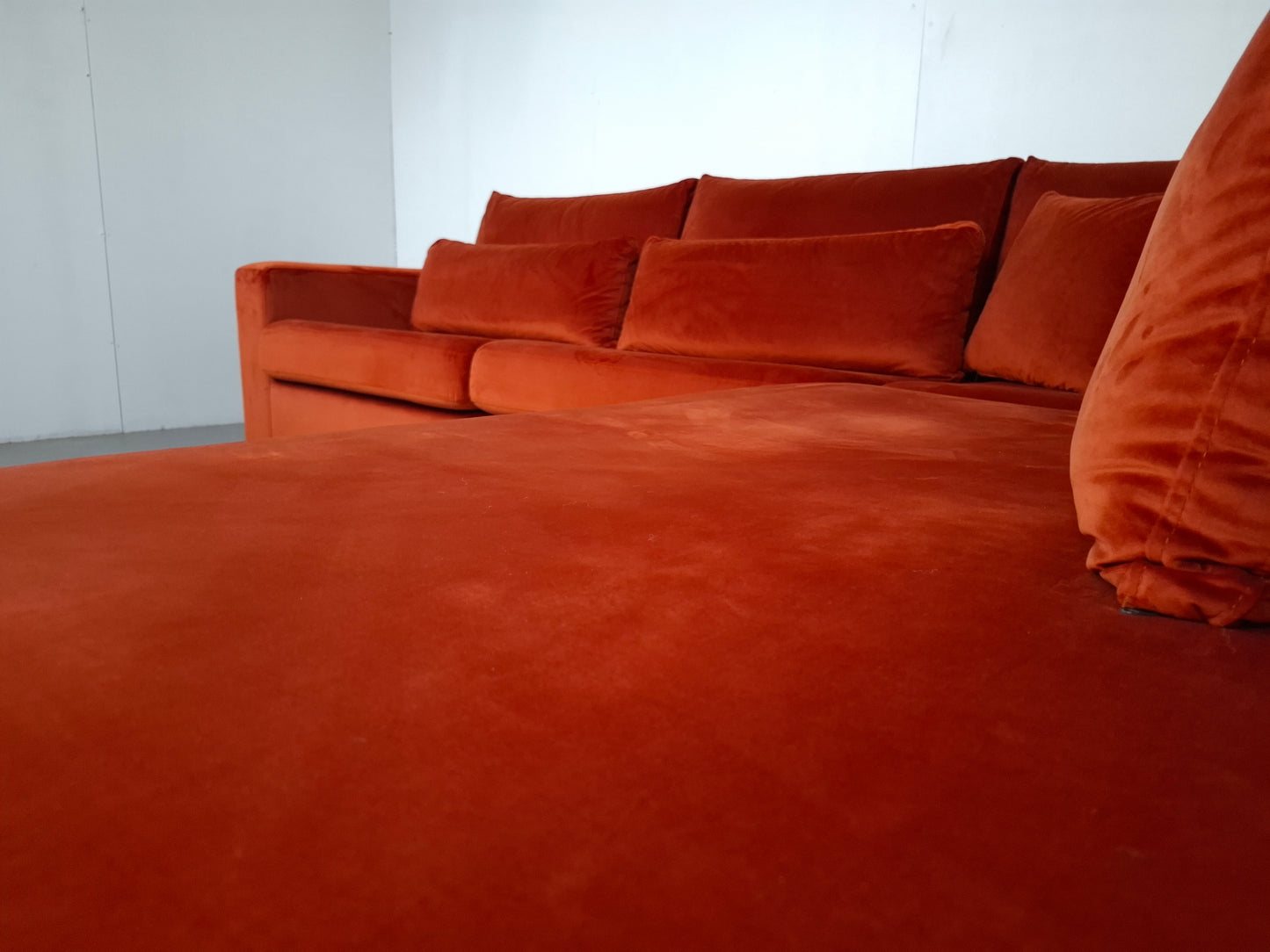 Luxe Zitmaxx hoekbank Zo goed als nieuw | Oranje
