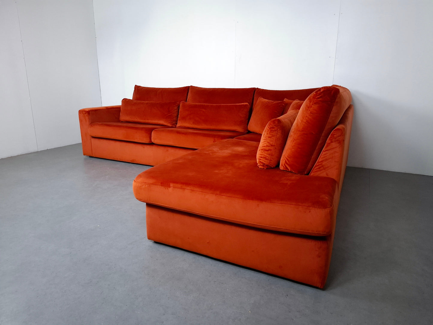 Luxe Zitmaxx hoekbank Zo goed als nieuw | Oranje