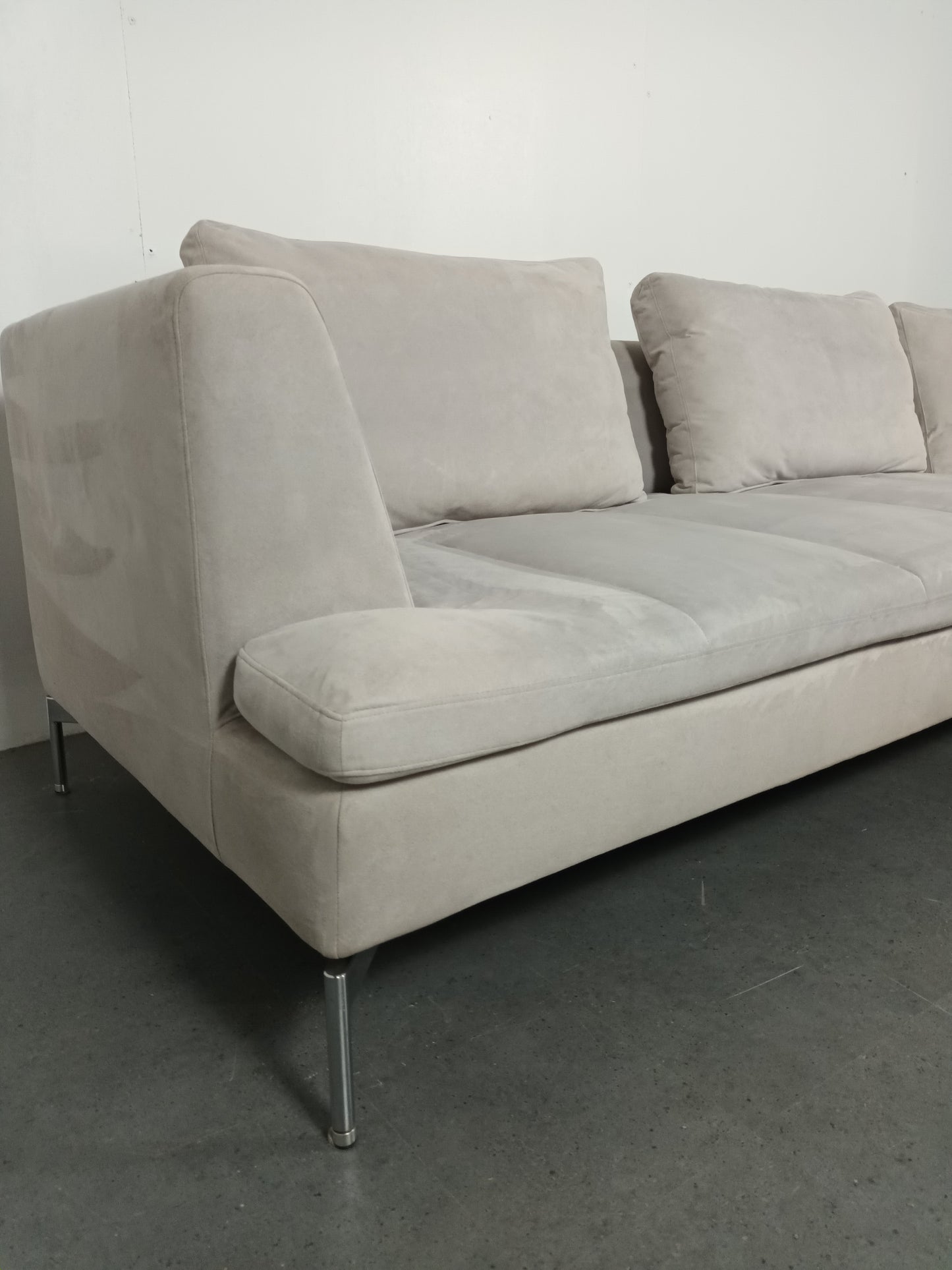 Italiaanse designer hoekbank | Wit (vergrijsd)