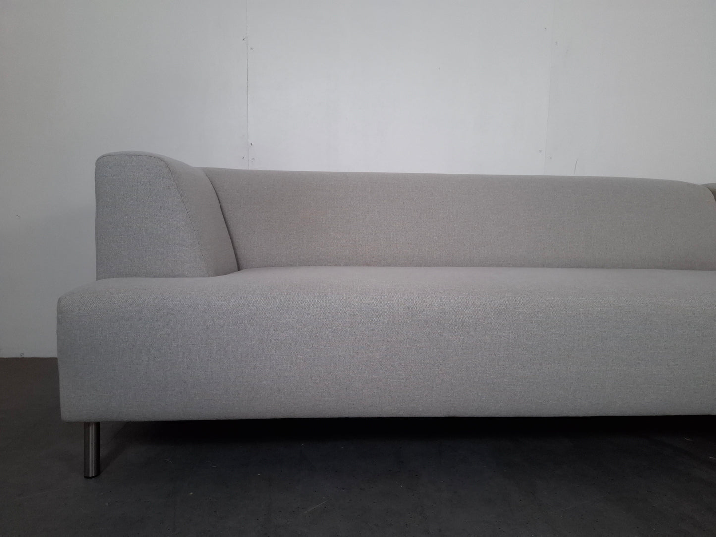Hoge kwaliteits, moderne stijls hoekbank | Beige /Wit