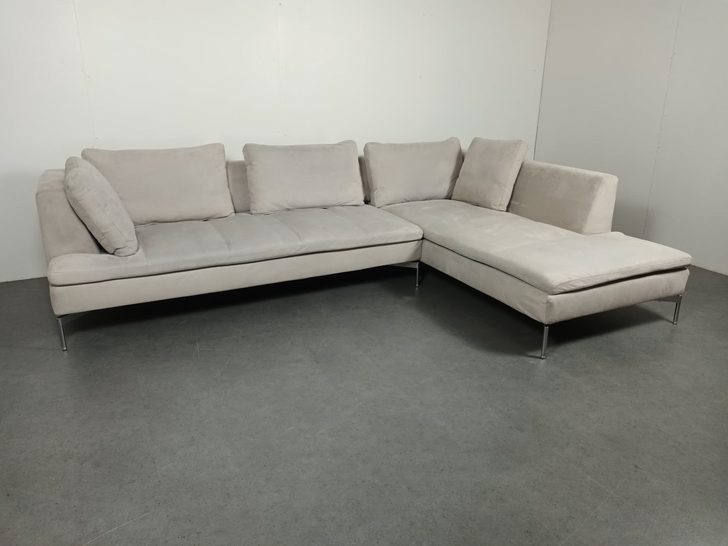 Italiaanse designer hoekbank | Wit (vergrijsd)