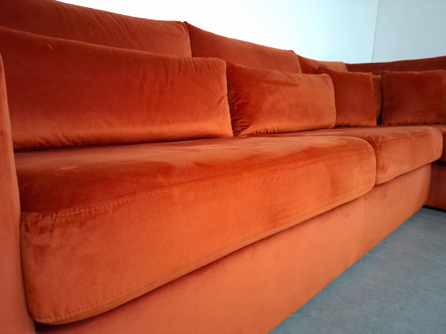 Luxe Zitmaxx hoekbank Zo goed als nieuw | Oranje