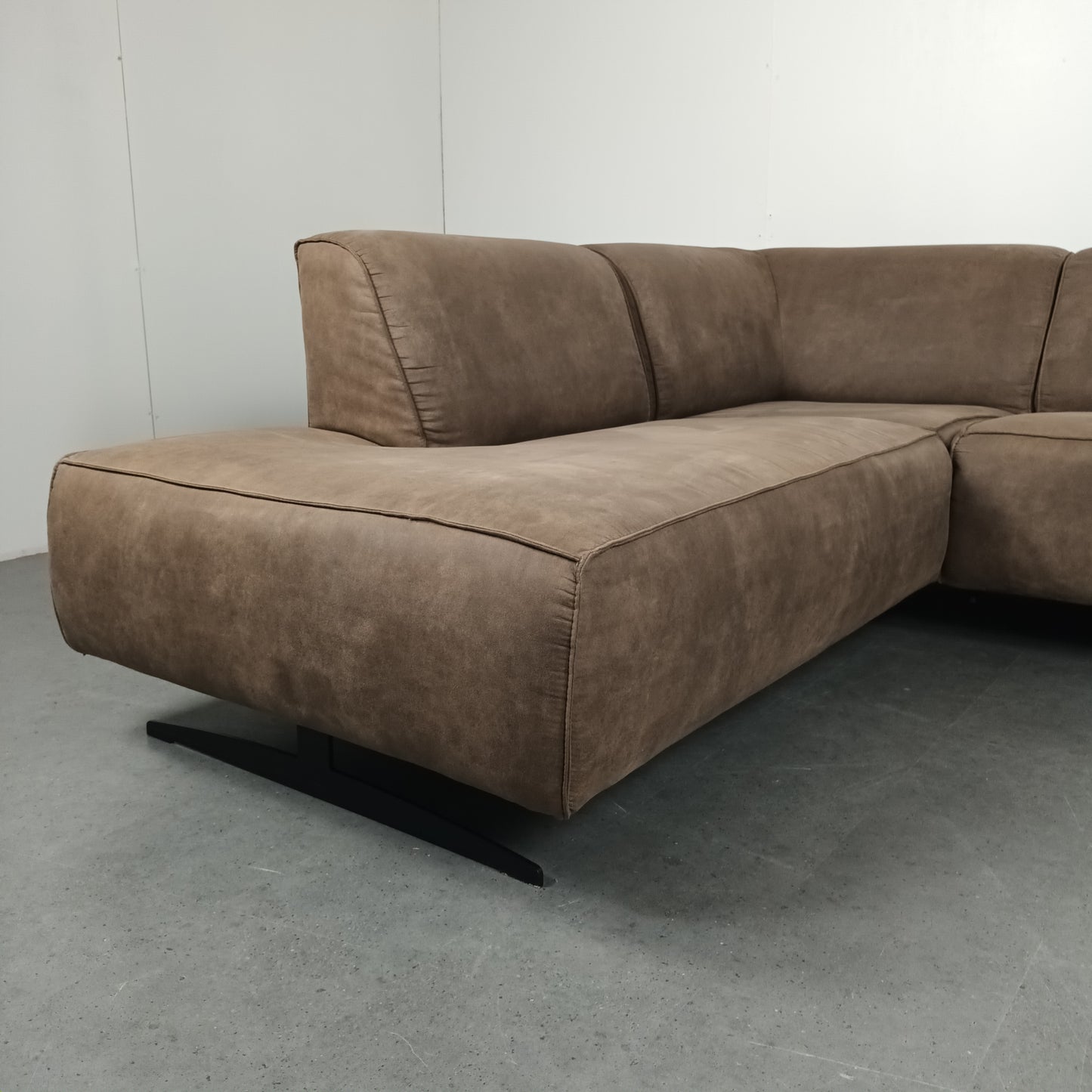 Moderne hoekbank | taupe