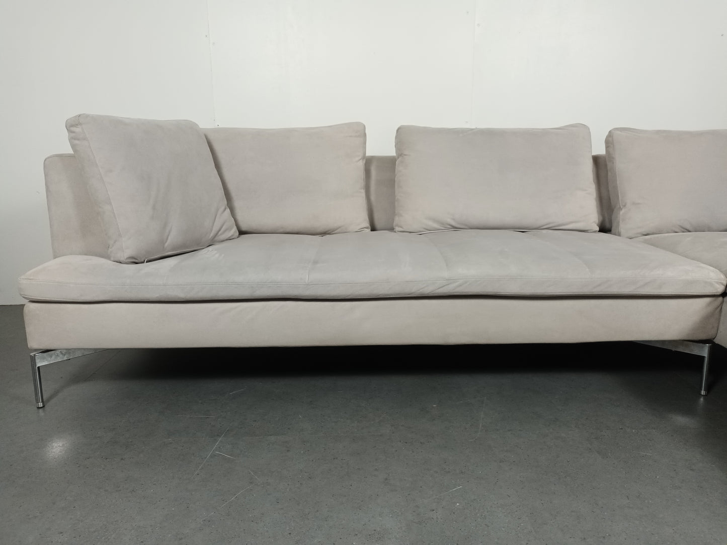Italiaanse designer hoekbank | Wit (vergrijsd)