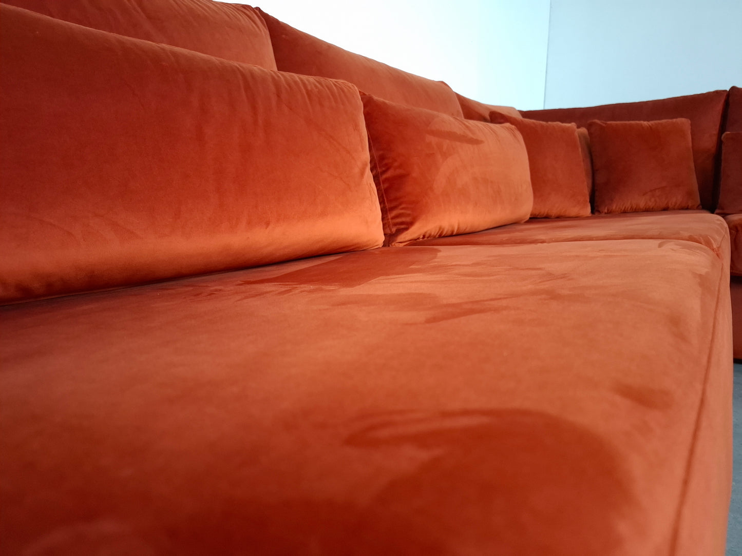 Luxe Zitmaxx hoekbank Zo goed als nieuw | Oranje