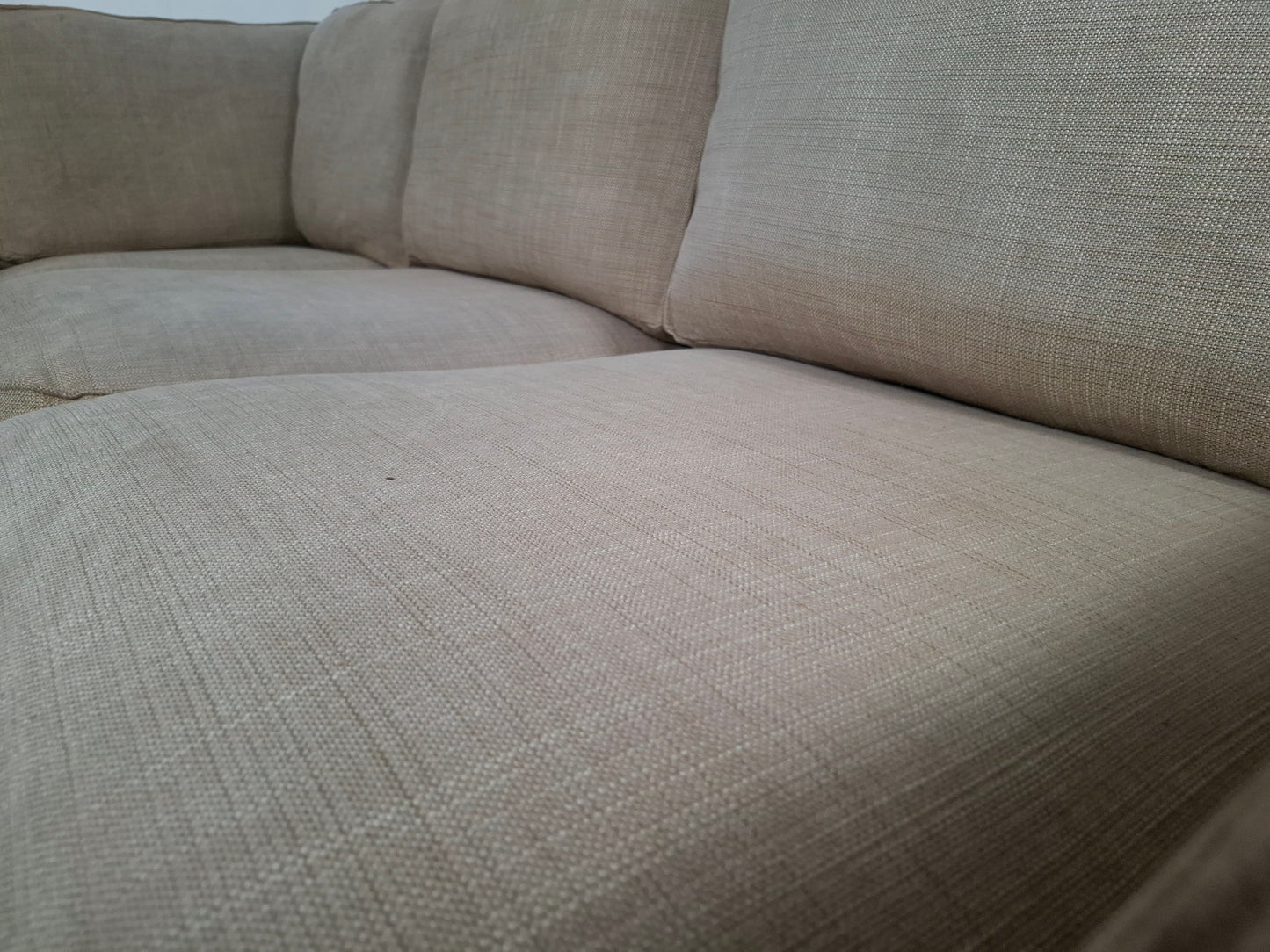 Ikea KIVIK 5 zits Hoekbank | Creme / Beige