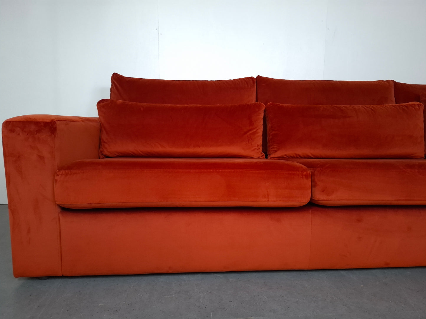 Luxe Zitmaxx hoekbank Zo goed als nieuw | Oranje