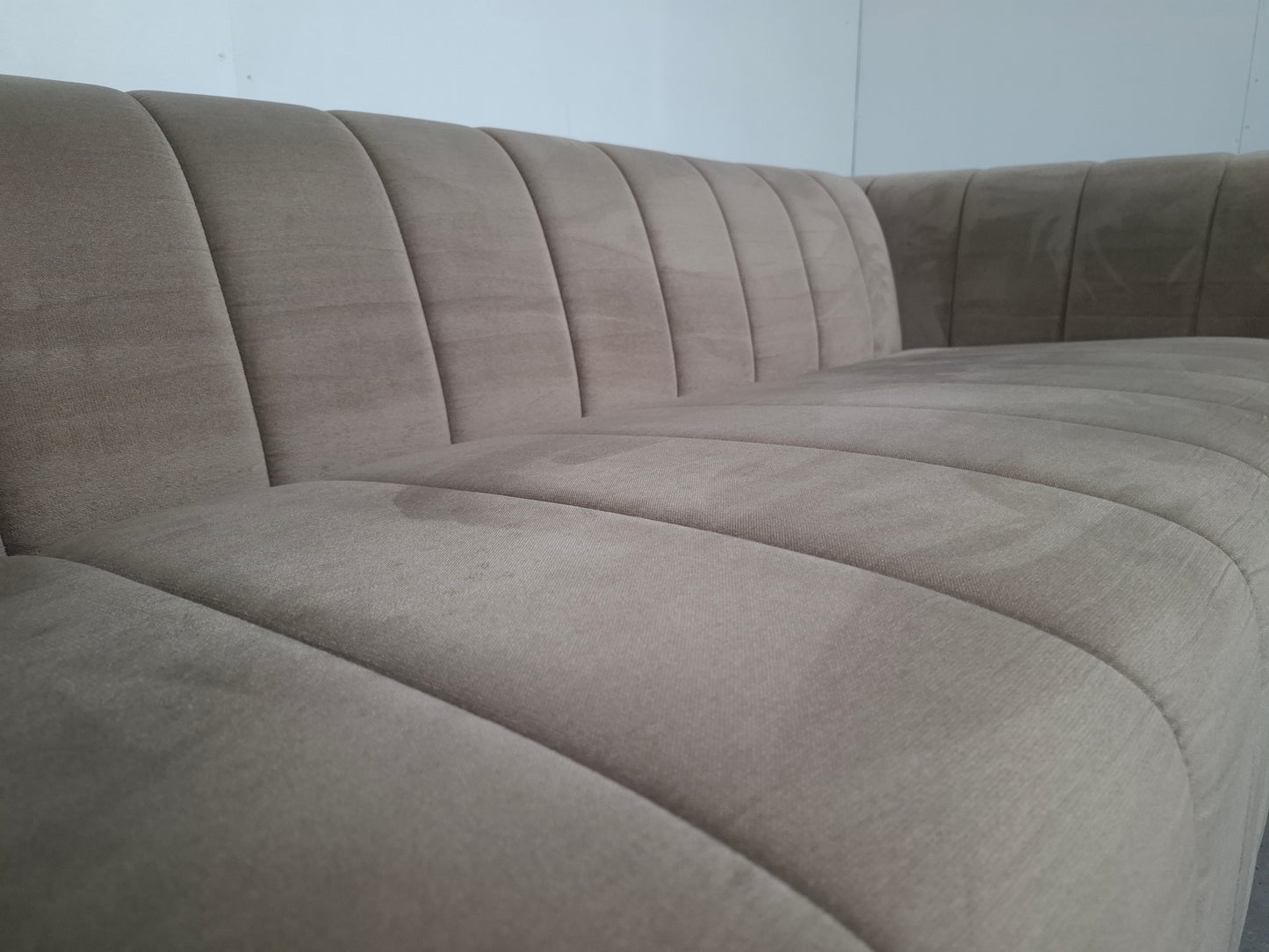 Bubble-seat-style 2-zits bank | Taupe