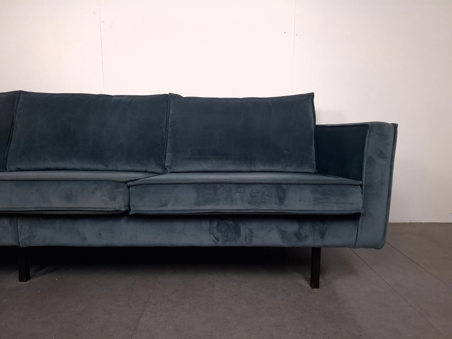 BePureHome 3 zits Bank met Hocker | Velvet Teal