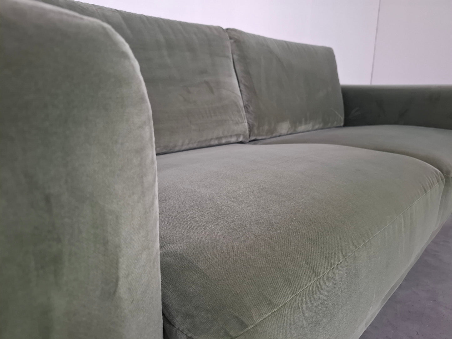 Velvet 2,5 zits Bank | Groen