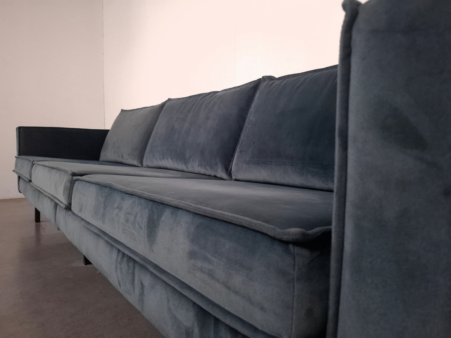 BePureHome 3 zits Bank met Hocker | Velvet Teal