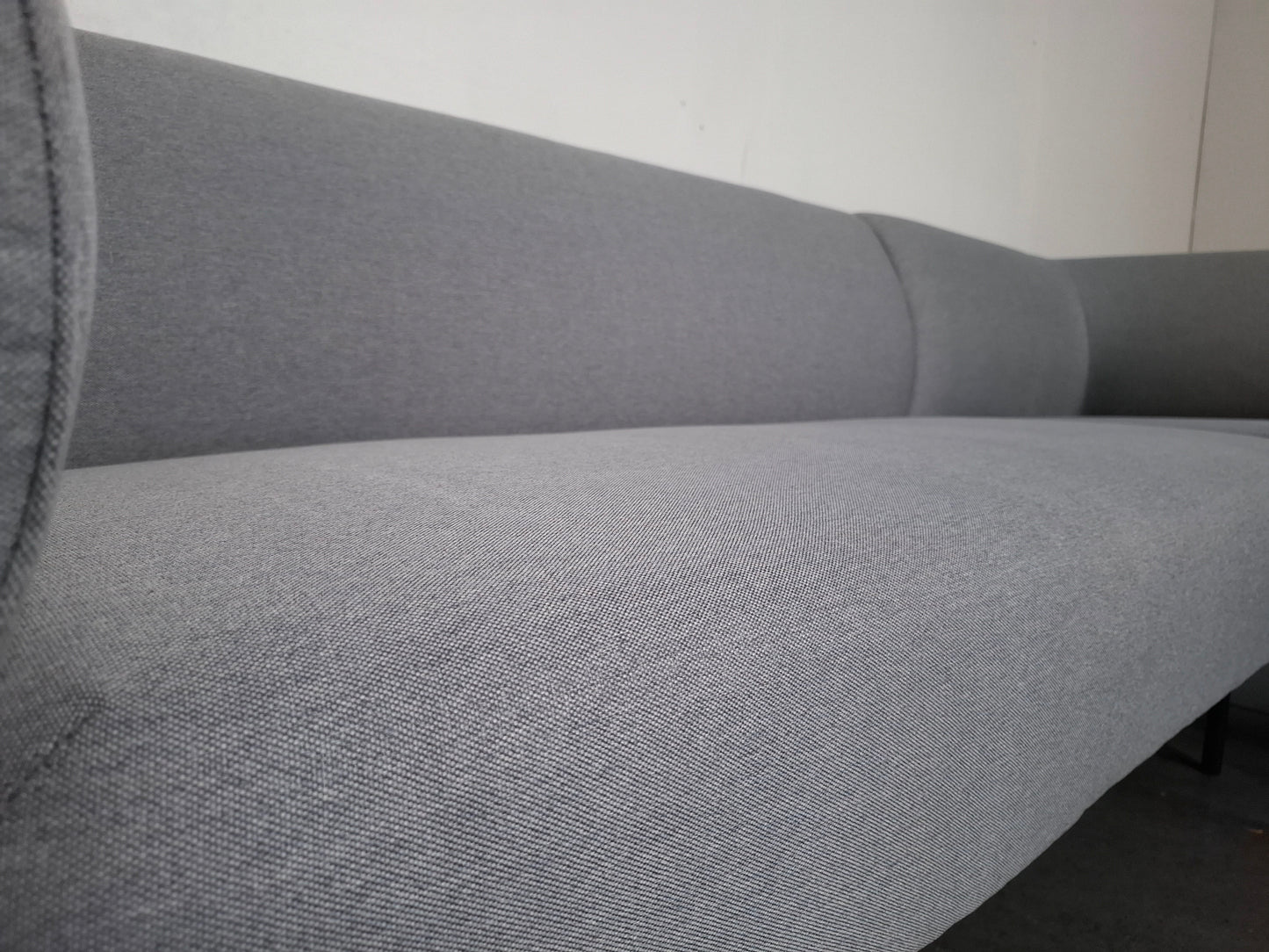 Compacte 3 zits Hoekbank | Licht grijs