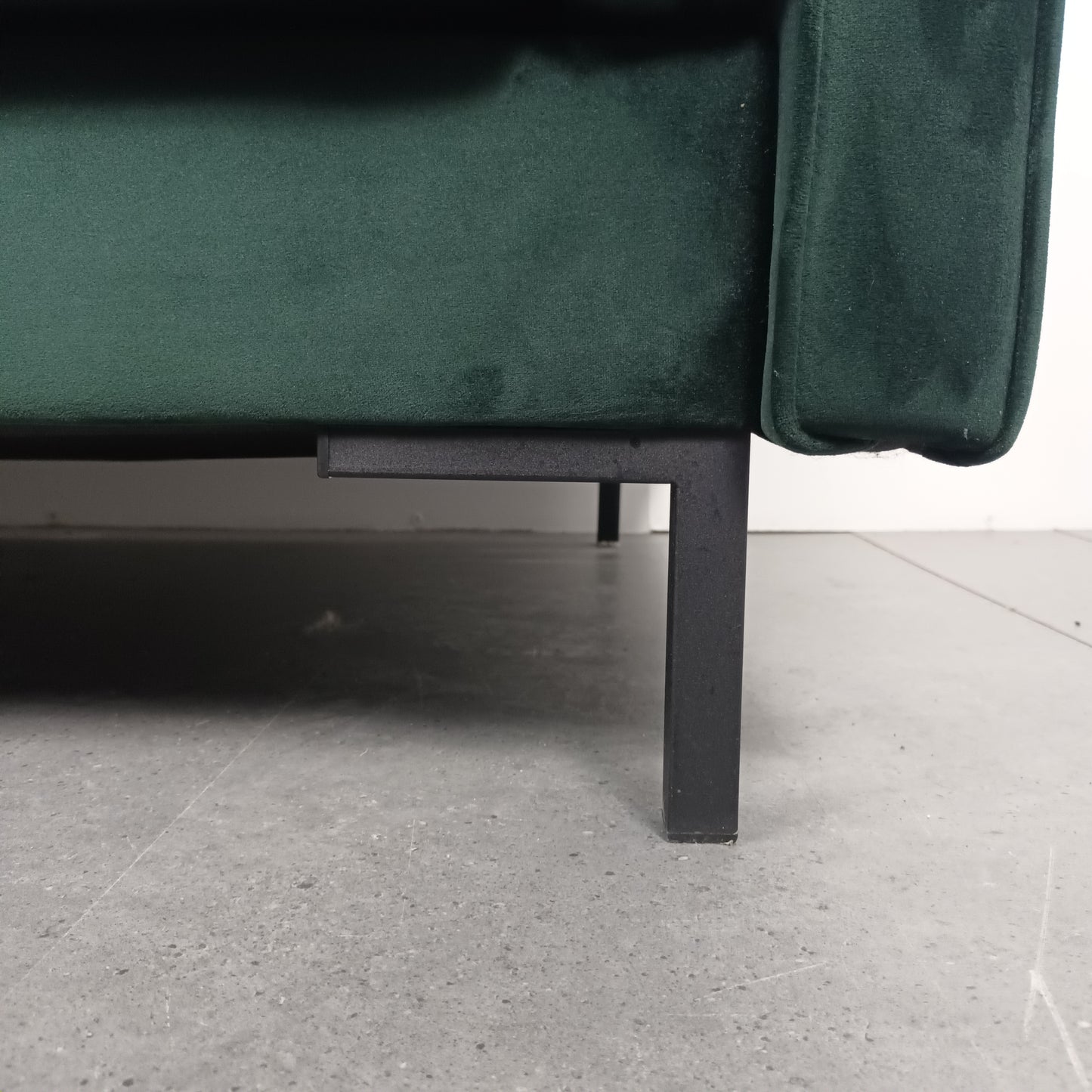 Moderne 3 zits hoekbank | Smaragd groen