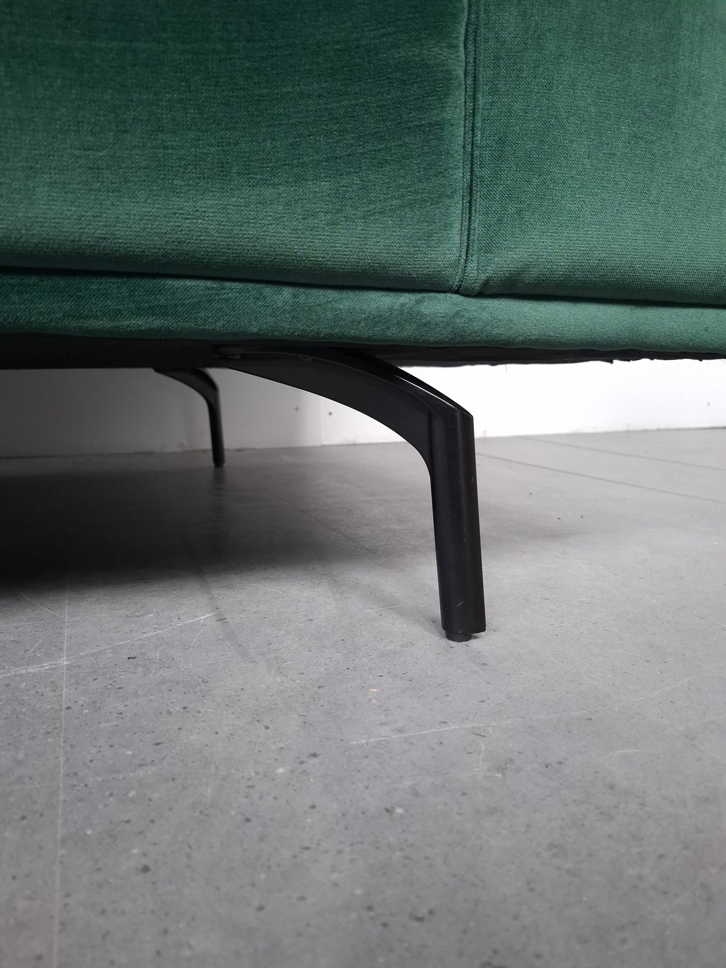Velourse 4 zits bank | Smaragd groen