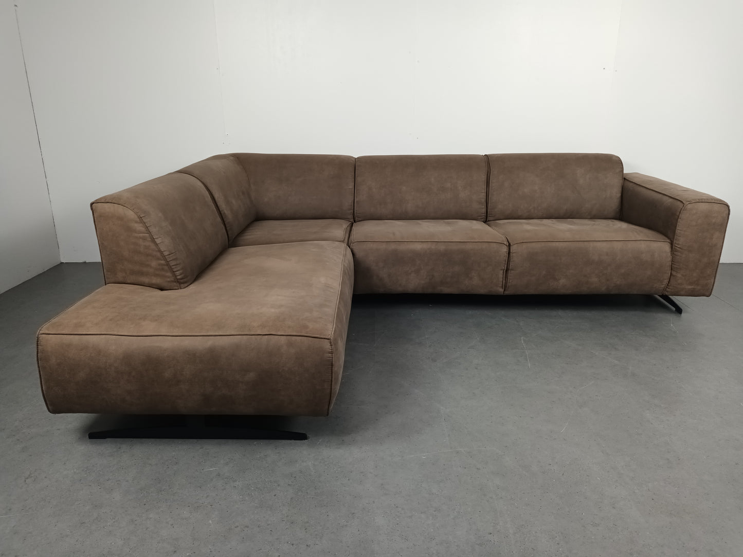 Moderne hoekbank | taupe