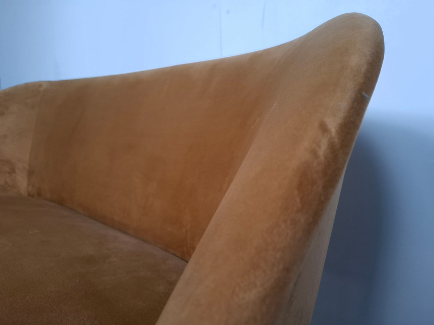 BePureHome Velourse 2 zits bijzet Bank | Geel