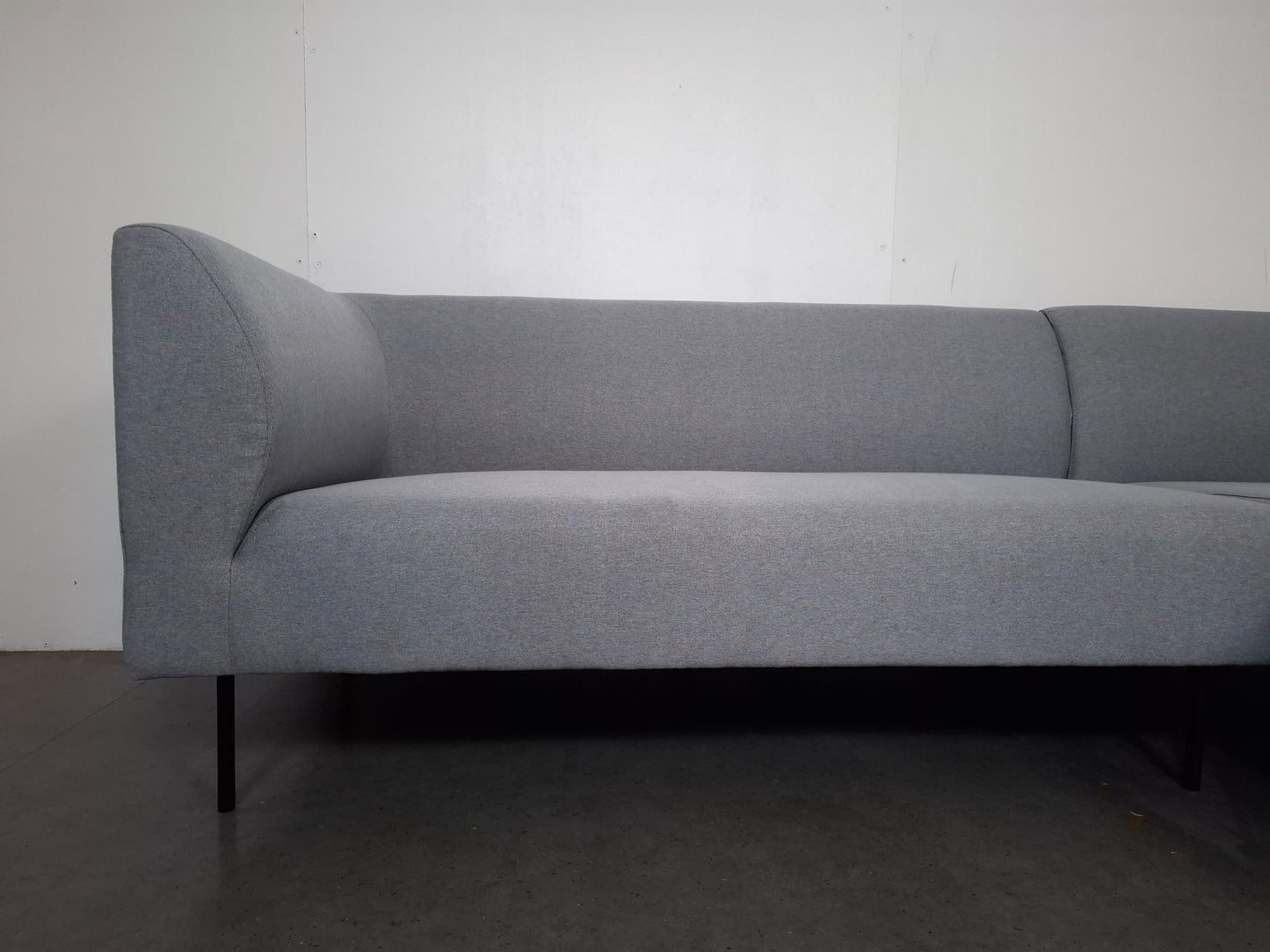 Compacte 3 zits Hoekbank | Licht grijs