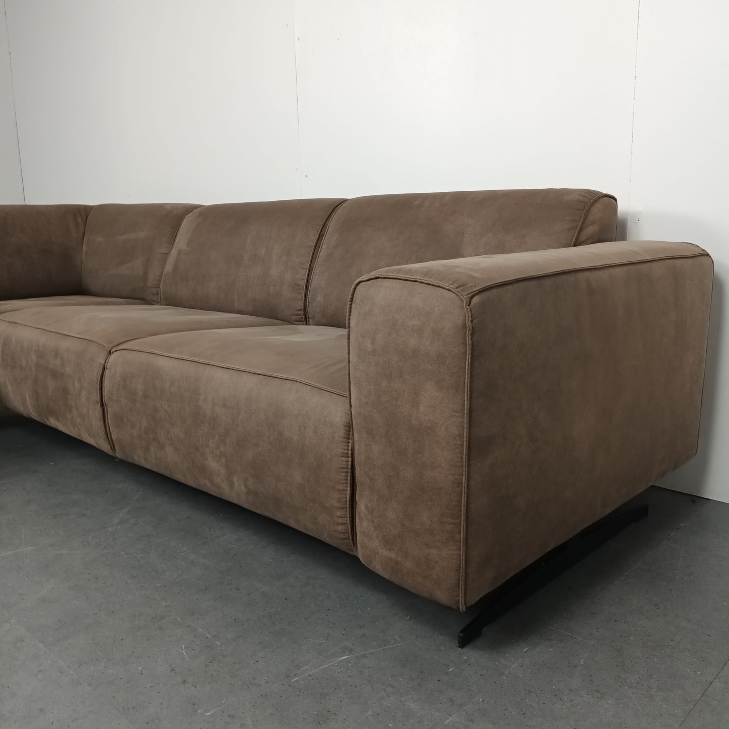 Moderne hoekbank | taupe