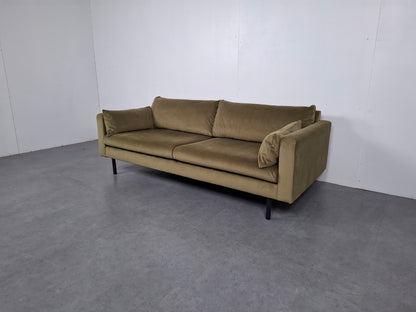 Velvet 2 zits bank | Mosgroen