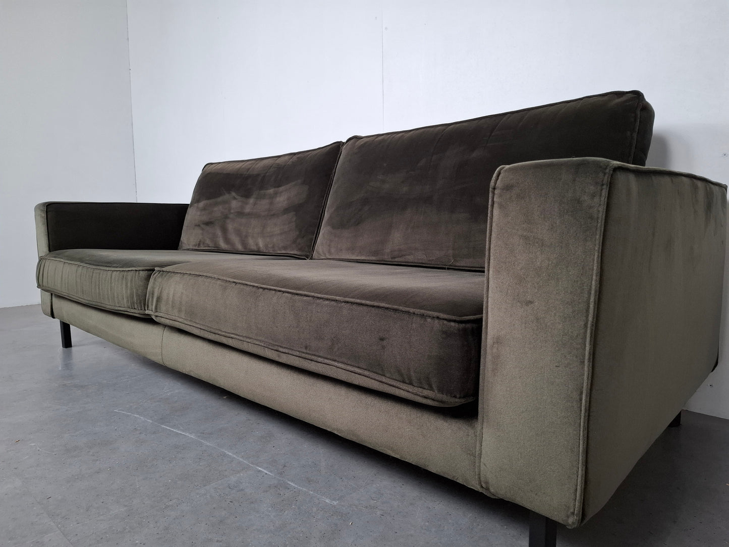 WOOOD model Robin 3 zits bank | Warmgroen
