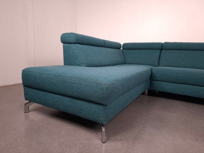 Montel Chicago hoekbank | Aqua blauw