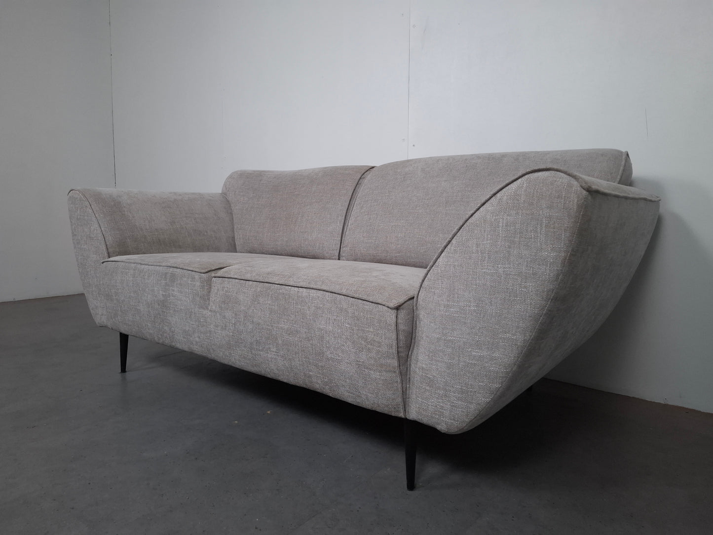 Montel 2,5 zits Bank (eventueel met hocker of complete set) | Gemeleerd