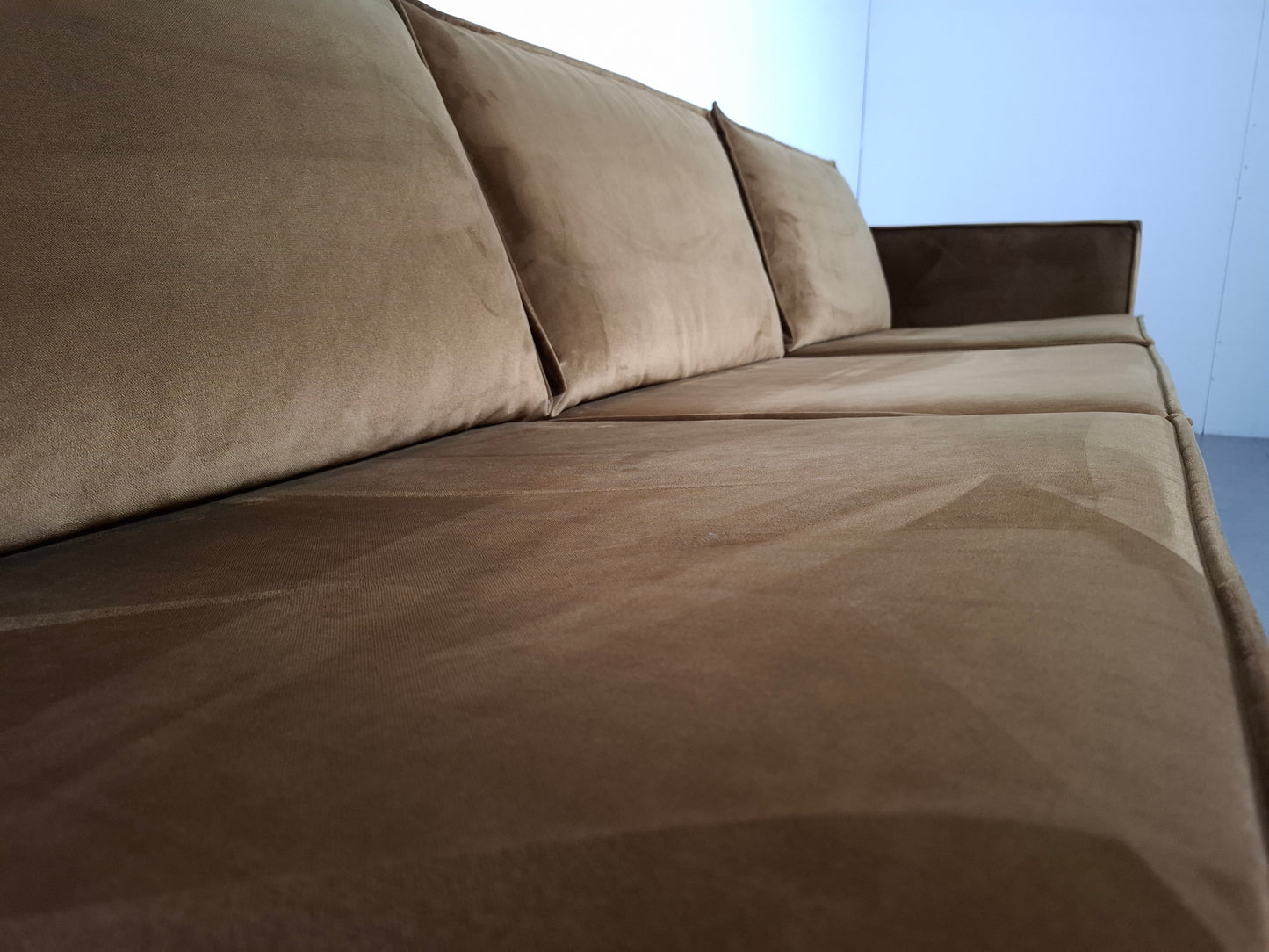 BePureHome Rodeo velvet 3 zits bank | Geel