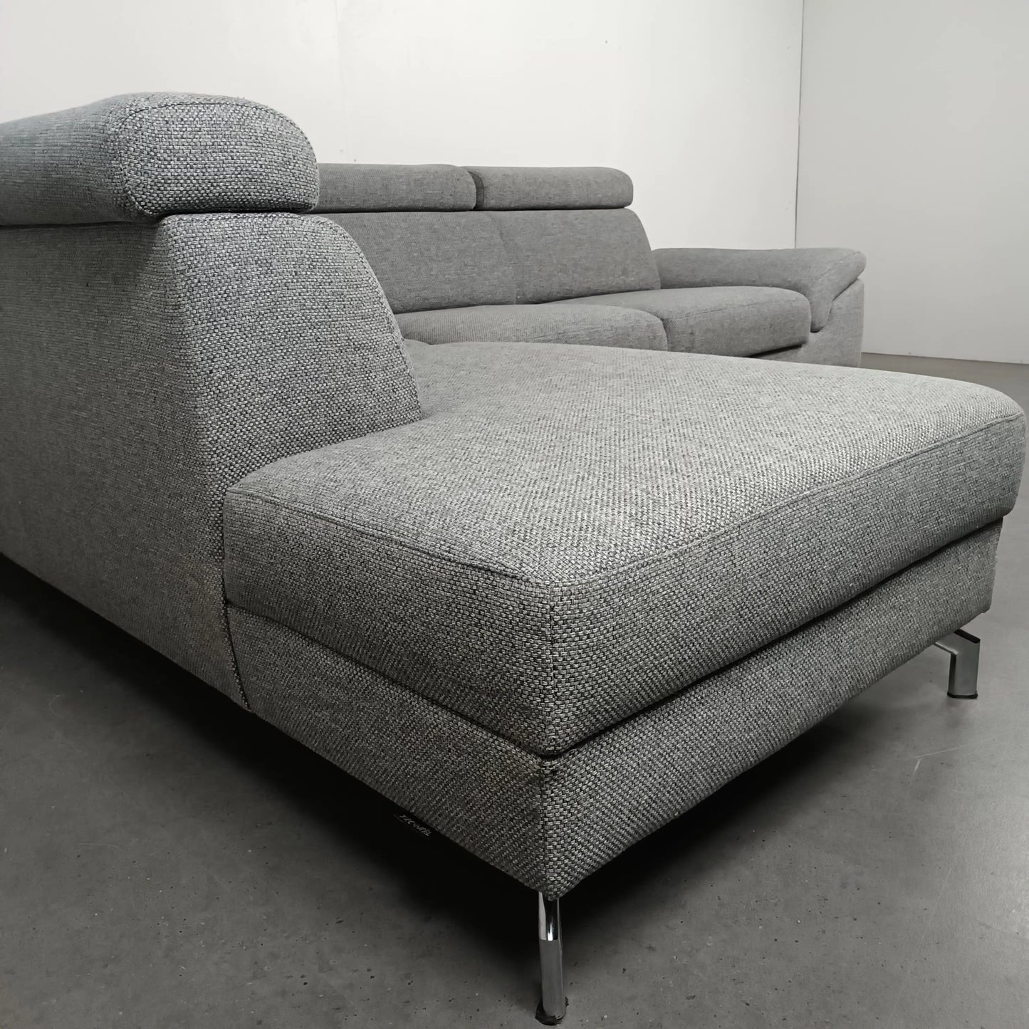 Montel Urban hoekbank | Licht grijs (gemeleerd)