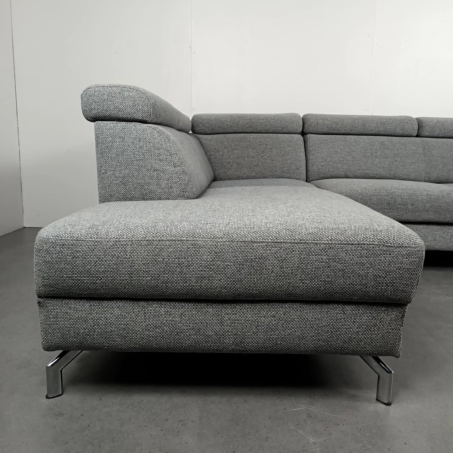 Montel Urban hoekbank | Licht grijs (gemeleerd)