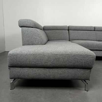 Montel Urban hoekbank | Licht grijs (gemeleerd)