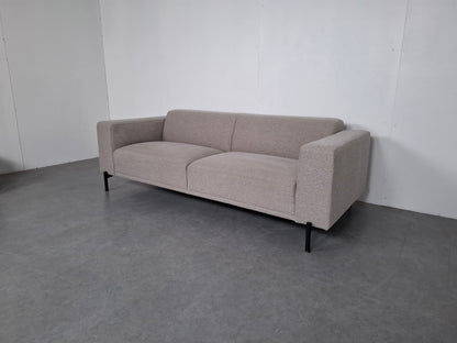 BY SIDDE Odin 4 zits bank met hocker | Grijs