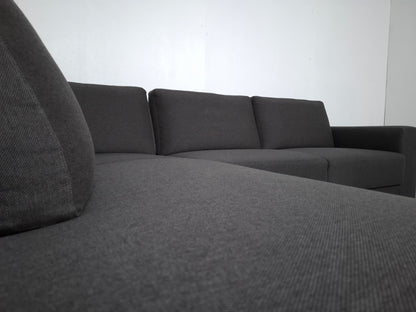 Moderne hoekbank | Antraciet grijs