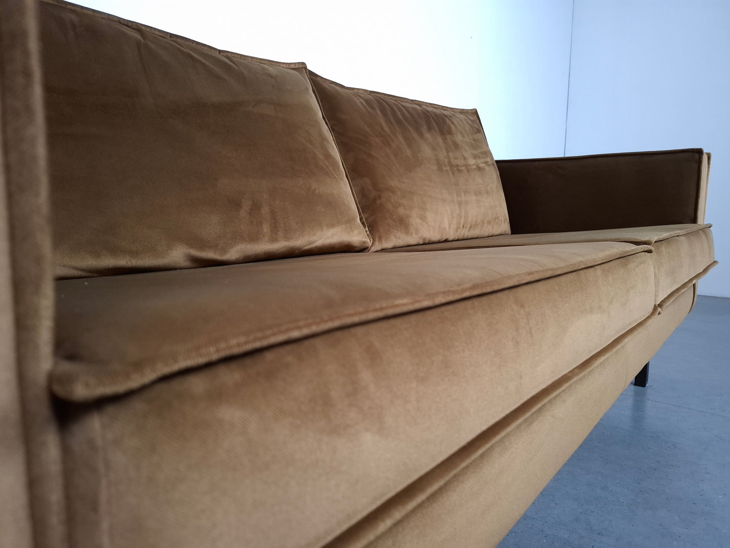 BePureHome Rodeo velvet 2 zits bank | Geel