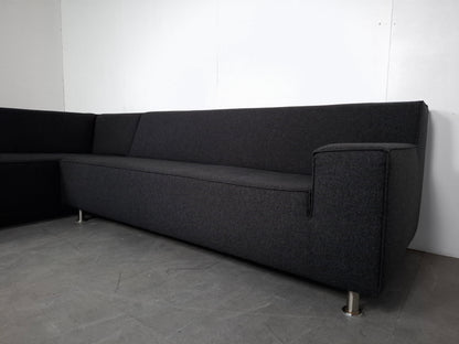 Moderne Hoekbank met Hocker | Grijs