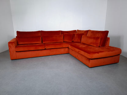 Luxe Zitmaxx hoekbank Zo goed als nieuw | Oranje