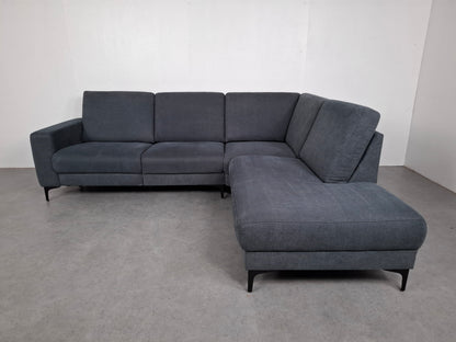 Elektrische Pronto Wonen hoekbank | Jeans blauw