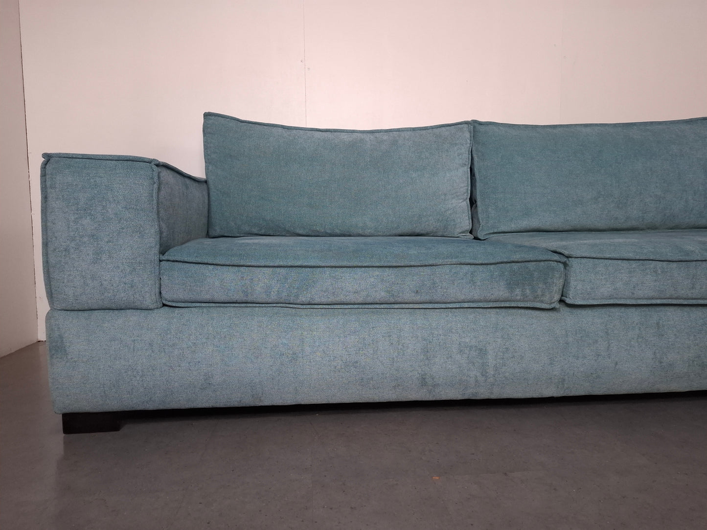 Hoogwaardige hoekbank | Licht blauw