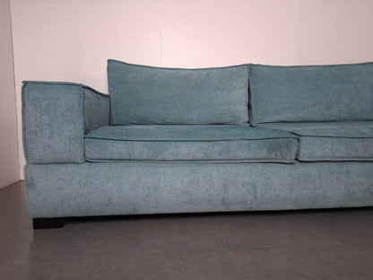 Hoogwaardige hoekbank | Licht blauw